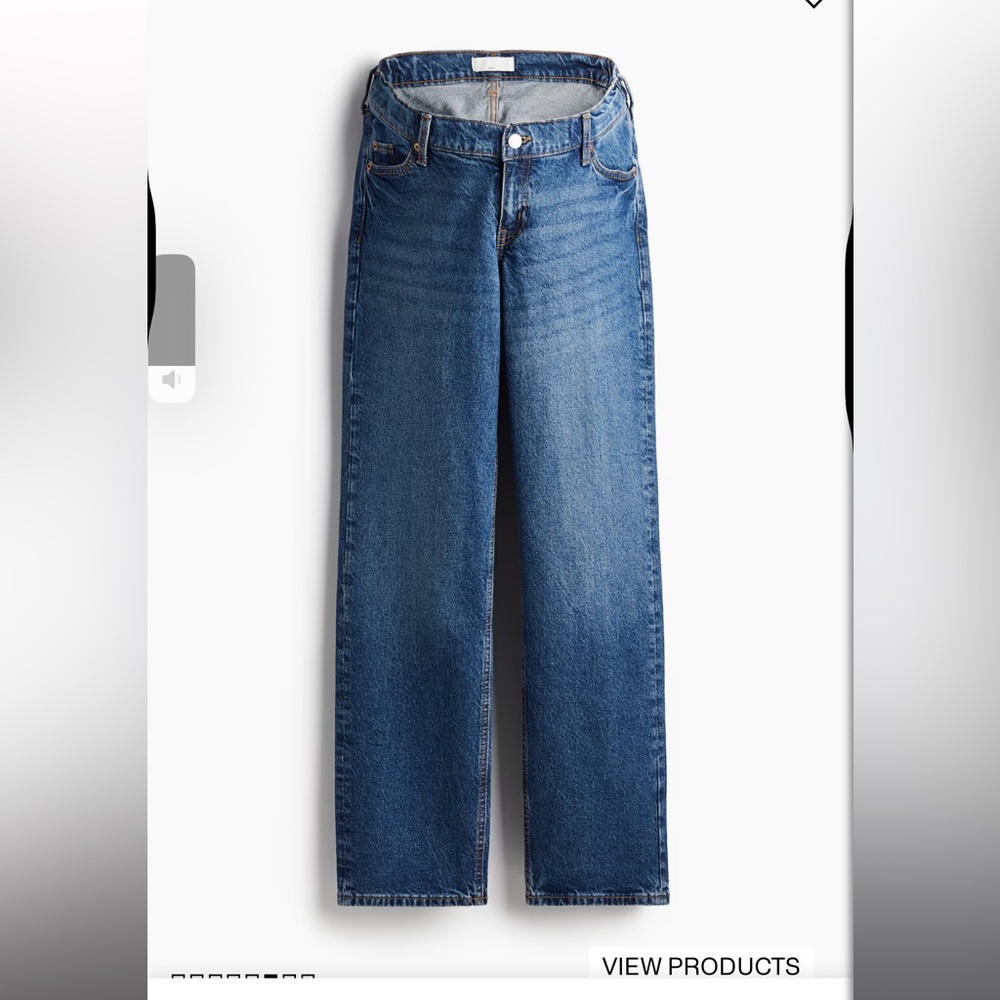 MAMA BEFORE & AFTER STRAIGHT LOW JEANS